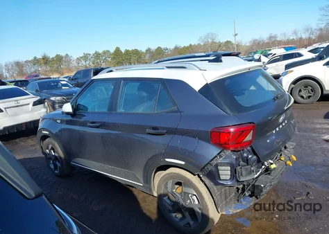 2021 Hyundai Venue Denim from USA, damaged, VIN KMHRC8A37MU085337